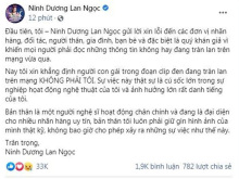 Image: Famous Vietnamese actress leaked sex clip officially raises her voice