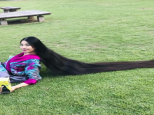 Image: Japanese Rapunzel with 6ft 3in hair hasn t been cut for 15 years