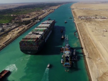 Image: Suez Canal ship flows are cleared after Ever Given cargo ship freed