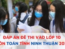 Image: Essentially the most correct reply to the mathematics examination at school 10 in Ninh Thuan province in 2022