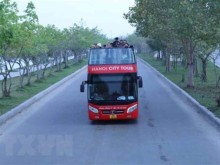 Image: Ninh Binh pilots double-decker bus service in town