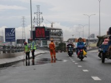 Image: Nguyen Huu Canh overpass to be reopened to traffic Sunday