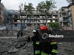 Image: Aftermath of Ukrainian Strike in Donetsk