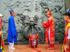 Image: Special Ceremony Before the Final Round of the Buffalo Fighting Festival in Hai Phong