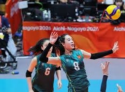 Image: Vietnamese Volleyball Team Triumphs Over Kazakhstan at Asiad