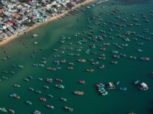 Image: Fishing port ‘island town’ is bustling at the end of the year