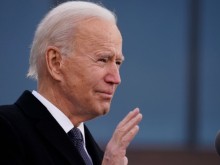 Image: World breaking news today January 20 Joe Biden tears up in emotional farewell to Delaware ahead of inauguration