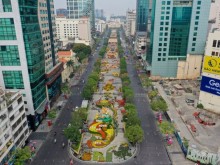 Image: Nguyen Hue Flower Street before the opening day