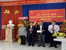 Image: Vietnam Cambodia Friendship Association branch in Hoa Tho Tay ward Cam Le district Da Nang established