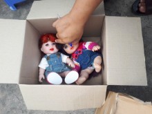 Image: 71 suspected Kuman Thong dolls discovered in Vietnam apartment