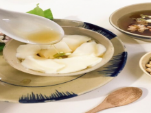 Image: Tao pho soybean curd rustic dish of Vietnamese on summer days