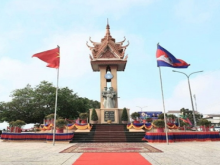 Image: Vietnam Cambodia Friendship Monument Sacred symbol of 2 nations
