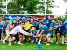 Image: Vietnamese students in France organise football tournament donating to national vaccine fund