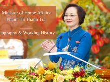 Image: Vietnam Minister of Home Affairs Pham Thi Thanh Tra Biography Working History