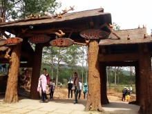 Image: What does Da Lat sculpture tunnel have, opening hours, ticket prices, review