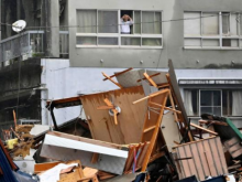 Image: Mudslide wipes out homes in Japan caused deaths and many missings Video