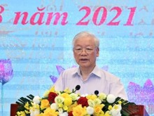Image: Party Leader Attends Vietnam Fatherland Front s National Conference