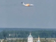 Image: Russian Prototype Military Plane Crashes Near Moscow Killing All Three on Board