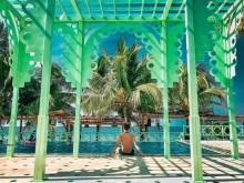 Image: ‘Virtual life’ is extremely lemongrass at the pool Morocco Binh Thuan