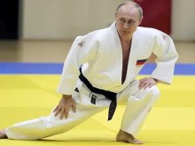 Image: President Vladimir Putin was stripped of the title of honorary president by the Worldwide Judo Federation