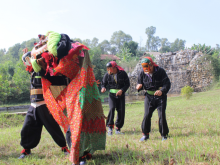 Image: Lion-cat dance of Lang Son Province’s Tay and Nung people