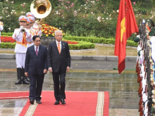 Image: Welcome ceremony held for Malaysian PM