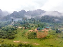 Image: Village of 13 households living in isolation in the national forest