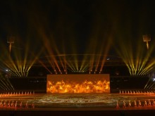Image: Rehearsal of the opening ceremony of the 31st SEA Games