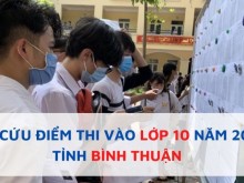 Image: Lookup the quickest, most correct examination scores for sophistication 10 in Binh Thuan province