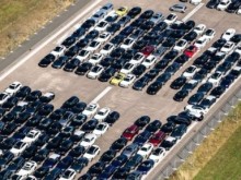 Image: 1000’s of name new Mercedes vehicles ‘put mats’ on the airport due to the dearth of small elements