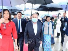 Image: UN Secretary-General arrives in Hanoi for two-day Vietnam visit