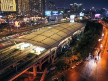 Image: The appearance of the largest elevated station in Metro No. 1