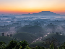Image: Watch the sunrise at Long Coc tea hill