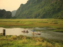 Image: Van Long Lagoon in pristine beauty