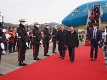 Image: Vietnam’s President arrives in S.Korea for state visit