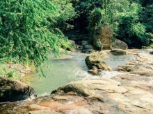 Image: ﻿The hidden fairy stream on Dinh Mountain