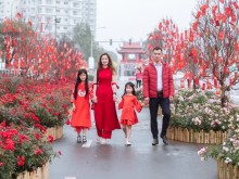 Image: Hanoians wear Ao Dai to the Spring Flower Festival
