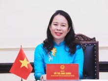 Image: Vo Thi Anh Xuan serves as acting State President