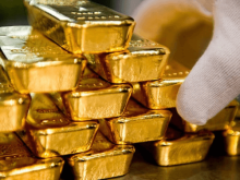 Image: World gold price increased sharply