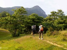 Image: Trekking, camping on grassland tens of hectares in Quang Tri