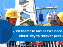 Image: Vietnamese businesses need more electricity to recover production