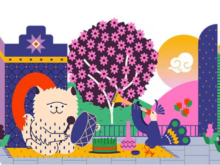 Image: Google's Homepage Featured a Vibrant Nowruz Doodle to Commemorate the Persian New Year