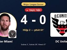 Image: Inter Miami Dominates DC United 4-0 with Messi's Contribution