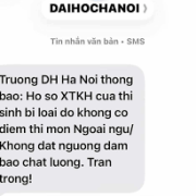 Over 130 Students Denied Admission at Hanoi University Due to Misunderstanding