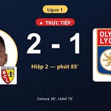 Lyon Narrowly Trails Lens 2-1 in Ligue 1 Match