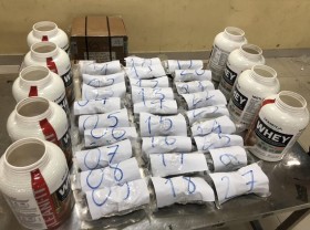 Image: Nearly 5 kilograms of drugs from Canada to Vietnam detected at airport