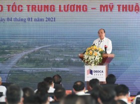Image: Prime Minister opens Trung Luong-My Thuan expressway