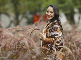 Image: Purple mop was in full bloom by Hoan Kiem Lake