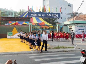 Image: School zone traffic safety project inaugurated in HCMC