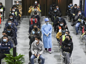 Image: 15 million people receive Covid 19 vaccine in China as Spring Festival approaches